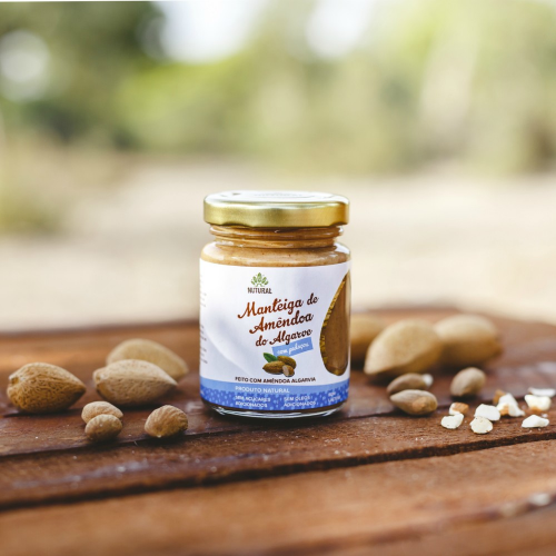 Manteiga de Amêndoa do Algarve COM PEDAÇOS (95g)